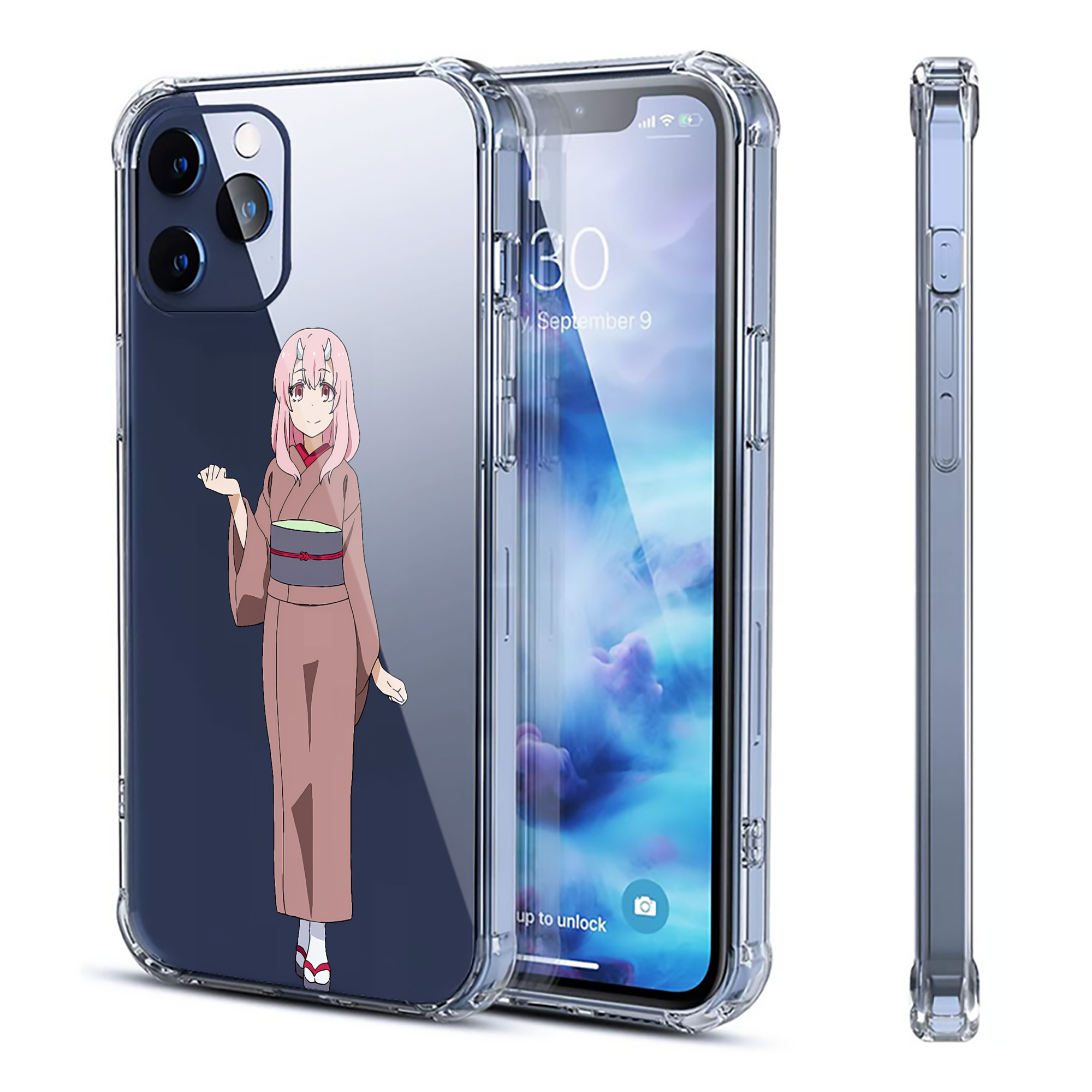 （画像用） 転スラ Regarding Reincarnated to Slime 【iPhone 12シリーズ対応】透明スマホケース（クリアソフトケース）
